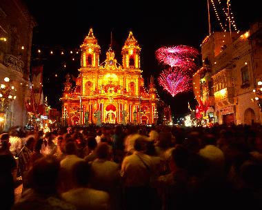 Malta 7000 years of history and Cluture.  Village Festas and Festivals during all the year!