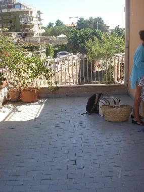 one of the three balconys