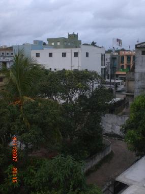 Galle road view from the apartment