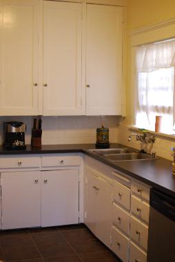 All of your cooking needs will be met in the gourmet kitchen!