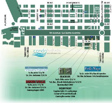 map of our properties