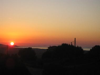 Sunset From Upstairs Bedroom