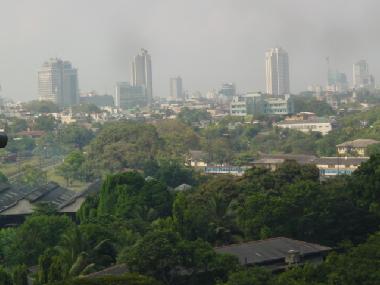 Colombo City View from Living Room
