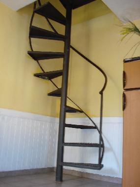 Stairs to second floor