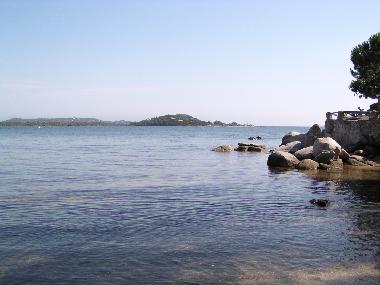 beach, down by the house