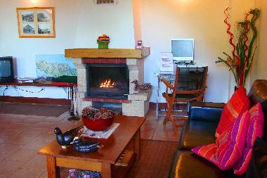 Living room (Computer and Fireplace)