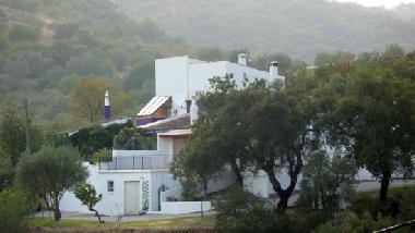 Side view of property