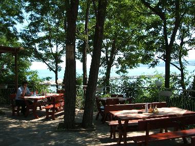 Fish Restaurant over looking harbour