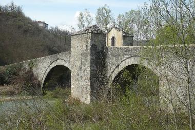 Roman Toll bridge in Spigno Monferrato