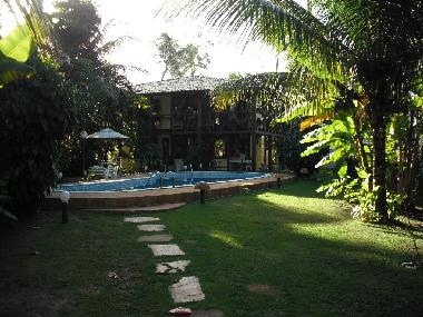 Veiw from the front gate,private pool and enertainment area