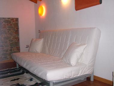 SOFA BED, IN THE NIGHT A COMFORTABLE DOUBLE BED