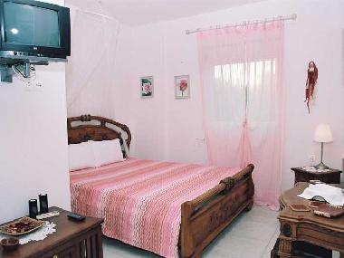 Aanthemion Guest House.  All the rooms have televisions.