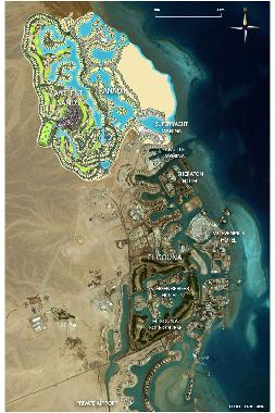 Aerial View of El Gouna