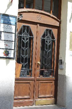 the front door