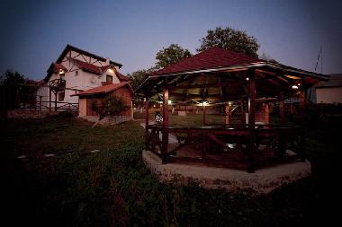 Stejar Chalet - courtyard and tunnet