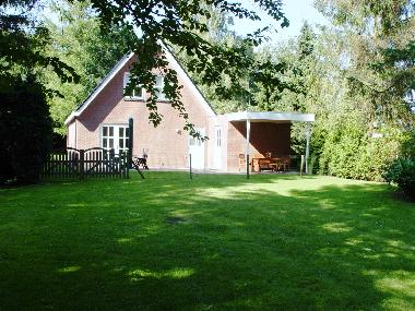 The backside with terrace