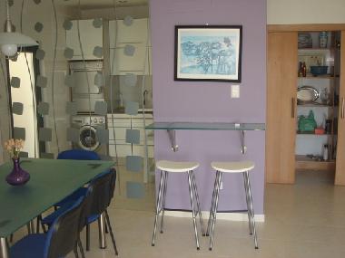 Laundry room, pantry and part of the kitchen