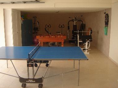 Games area and gym
