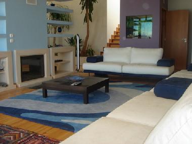 Fireplace, internal garden
