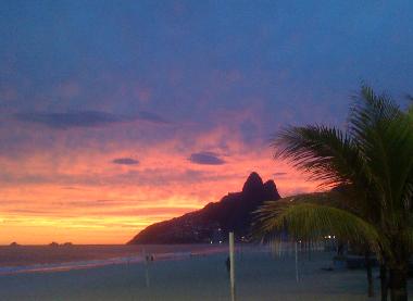 sundown in Ipanema