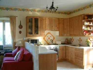 Tre Cancelle Farmhouse - Livingroom with Open-Plan Kitchen