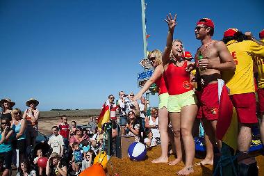 Lifeguards at Wells summer carnival.