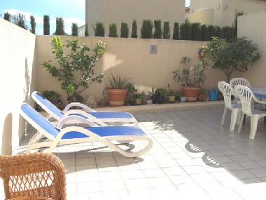 Garden/Sun Terrace taken Feb 09, lemon trees in both corners.