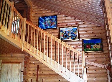 Stairs to the mezzanine