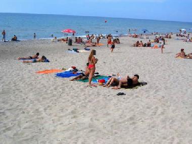 Campofelice R beach in summer