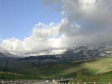Madonie landscape in winter
