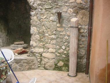 WE have a genuine marble colonna in the yard