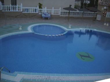 The swimming pool