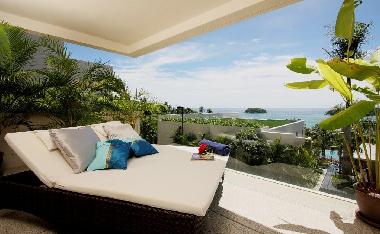 Master bed balcony provide day bed, over look kata bay view