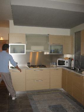 The kitchen contains everything you need