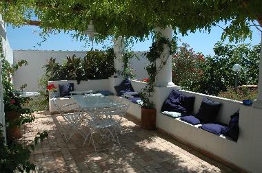 the blue porch
