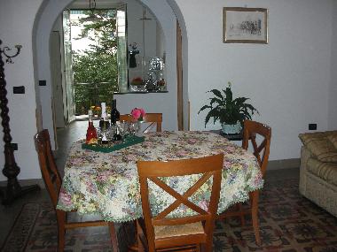 the dining area