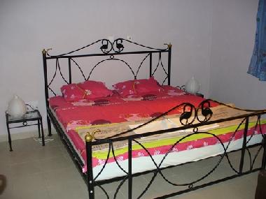 double bed, health-mattress, all bed-clothes