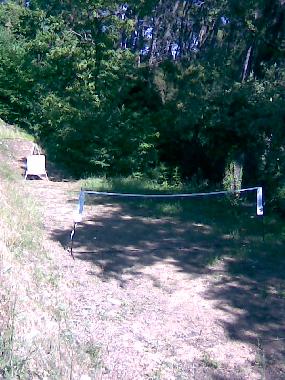 Badminton, Volley ball, swing and arc zone