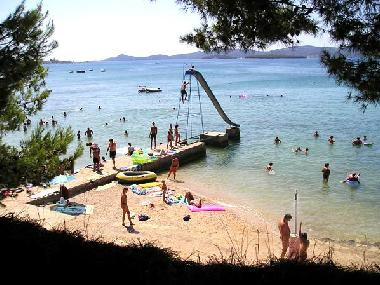 The sand beach 250m from our house