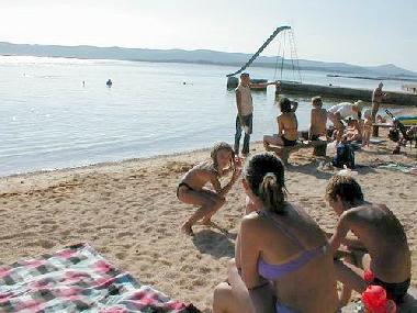 The sand beach 250m from our house