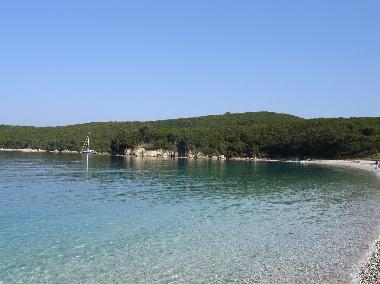 Avlaki beach,only a few metres from the villa