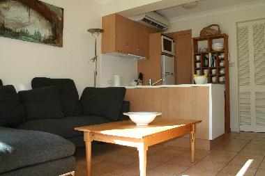 comfy lounge and self contained kitchen