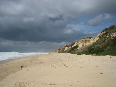 Atlantik coast with longest sand beaches of europe