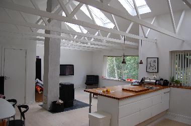 Kitchen and livingroom