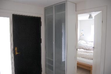 Entry and bedroom