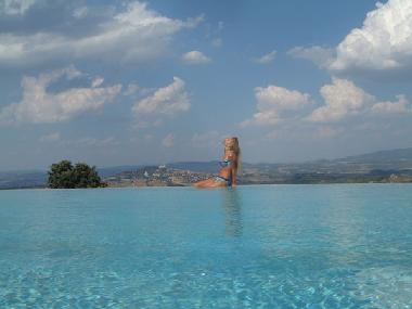 the view from the pool