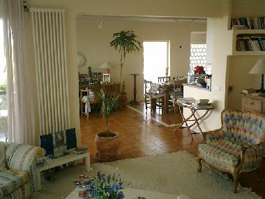 Upstairs Living Room opens into Dining Area