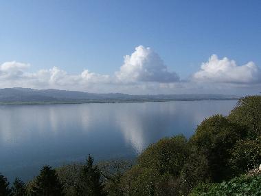 a high tide in the estuary