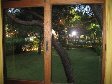 view from the double room