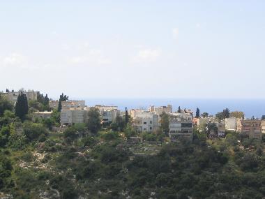 View from the balcony and living room